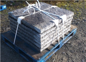 Liscannor Stone Piers and Wall Capping, Doolin Stone Wall Parapets