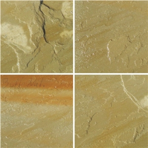 Buff Sandstone Paving Tile Natural Surface