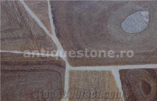 Gneiss Targu Mures Rust Cyprus Polygonal Wall and Floor Tiles