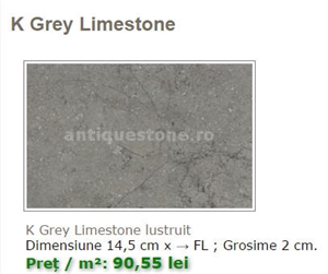 Karina Grey Limestone Tiles