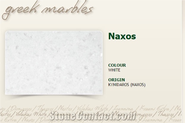 White Naxos Marble