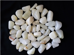 White Onyx Pebble, Polished Pebbles Iran