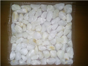 White Onyx Pebble, Polished Pebbles Iran