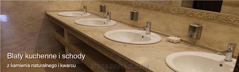 Sivakasi Chiffon Granite Comercial Bathroom Countertop