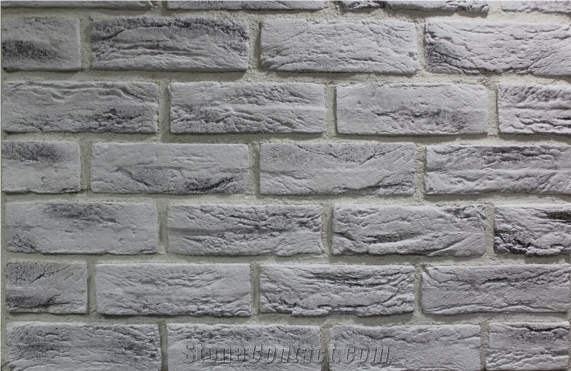 1/3 Natural Stone Weight Antique Man Made Bricks,Decorative Artificial Bricks Stone for Home Drawing Room Wall Decor