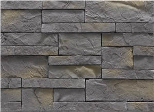Artificial Cultural Stone Veneer,Faux Ledge Stone Wall Panels,Cultured Stacked Stone Veneer for Interior and Exterior,Manufactured Ledgestone