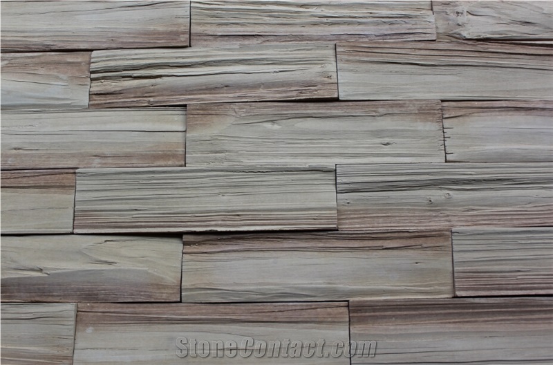 Cheap Cultured Stone Wood Vein Walling Tiles,China Faux Stone Wood Walling Tiles,China Fir/Cedar Wooden Tiles by Pumice and Portland Cement
