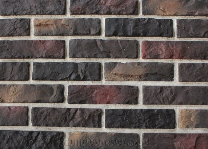 China Expert Of Man Made Stacked Stone Veneer,Cement Composed Wall Bricks,Waterproof Fake Ledge Stone Walling Tiles for Residential Exterior Wall Covering