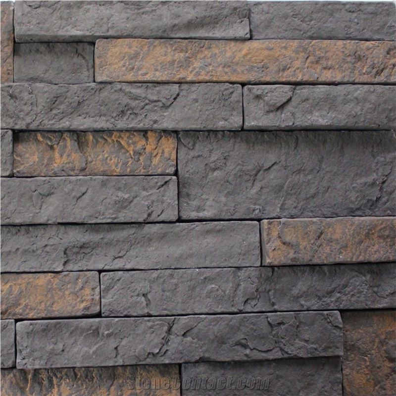 Cultured Ledge Stone for Exterior Wall House,Cheap Manufactured Stacked Stone Stone,Fake Ledgestone,Faux Stone Wall Decor