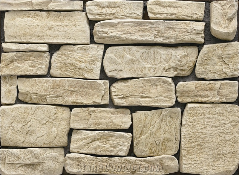 Cultured Stone Field Stone Expert Supply Fake Stone Castle Rock Veneer,Rock Cultured Ledge Stone Exterior Decorative Wall Stone for Garden Walls