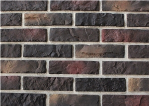 Japanese Surface Coloring Technology Manufactured Stone Bricks for Wall,Manmade Fake Stone with Custom-Made Colors,Cultured Stone Brick for Indoor/Outdoor Wall