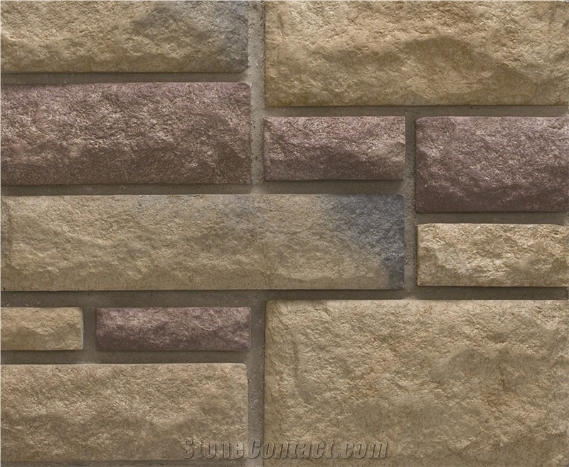 Manufactured Stone Castle Rock Veneer,Cultured Stacked Stone Veneer,Artificial Fake Stone Veneer,Faux Ledge Stone