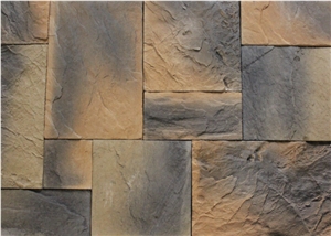Stone Wall Cladding/Cultured Ledge Stone/Stacked Stone Veneer/Building and Construction Fake Ledgestone Stone Wall Cladding