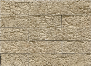 Yellow Decorative Cultured Stone Veneer,Artificial Interior Cheap Price Stone Wall Tiles for Hotel Wall Decoration,Manufactured Stacked Stone Veneer