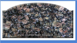 Sapphire Brown Granite Countertops, Brown Granite Kitchen Countertops India