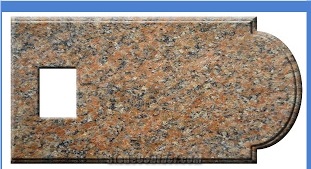 Sapphire Brown Granite Countertops, Brown Granite Kitchen Countertops India