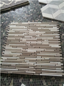 China Multicolor Marble Wonderful Mosaic Tiles for Wall, Floor Decoration