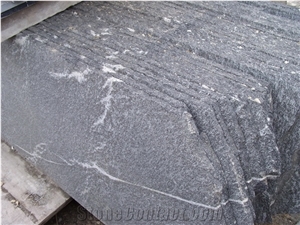 Iron Snow Granite,Austral Black Granite,Chinese Black Grey Snow Granite, China Dark Grey Granite Slabs & Tiles
