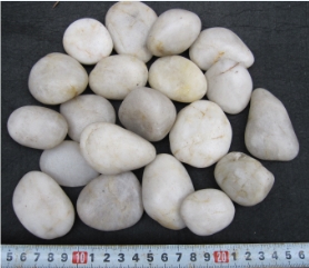 White Pebble , White Aggregates, Flat Pebble , White Gravel , White River Stone, White Polished Pebbles, Gravel, White Color Pebble Stone
