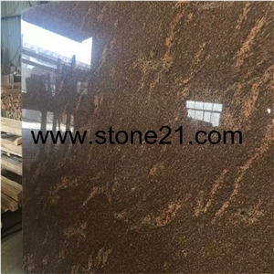 Brazil Giallo California Granite Big Slabs, Brazil Brown Granite