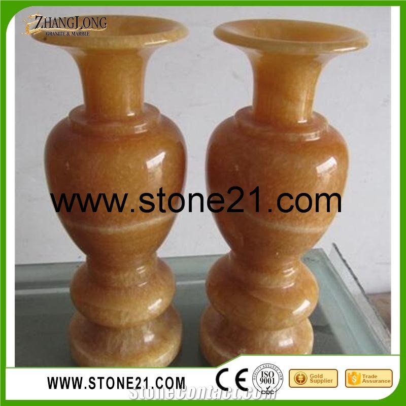 High Quality Onyx Vases Pink Onyx Home Decorative Vases