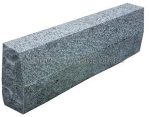 China G614 Granite Outdoor Road Side Stone, Landscaping Stones Cleft Edge Kerb Stone, Exterior Curbstone Kerbstones, Stone Kerbs Curbs