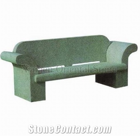 China G614 Grey Granite Garden Bench, Exterior Stone Benches Street Furniture, Outdoor Landscaping Stones Park Chairs