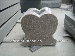 China G617 Granite Heart Carving Flower Pot,Landscaping Stone Flower Vase, Exterior Flower Stand, Outdoor Planters Pots