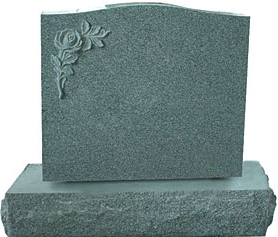 China Granite Cemetery Flower Carving Headstones Tombstones, Memorial Stone Carving Gravestone, Custom Tombstone Monument Design, Western American Style Single Monuments