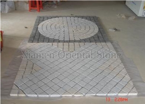 China Granite Garden Decoration Mosaic Paving Stone, Outdoor Floor Covering Cube Stone, Courtyard Road Pavers, Exterior Pattern Walkway Pavers, Landscaping Stone Cobble Stone Paving Sets