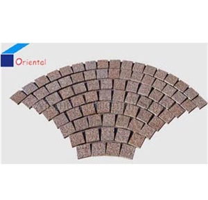 China Granite Garden Decoration Mosaic Paving Stone, Outdoor Floor Covering Cube Stone, Courtyard Road Pavers, Exterior Pattern Walkway Pavers, Landscaping Stone Mosaic Cobble Stone