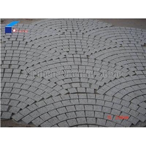 China Granite Garden Decoration Paving Stone, Outdoor Floor Covering Cube Stone with Sawn Edge, Courtyard Road Pavers, Exterior Pattern Walkway Pavers, Landscaping Stone Mosaic Cobble Stone