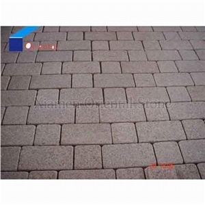 China Granite Garden Stepping Pavements, Paving Stone, Outdoor Floor Covering Cube Stone, Courtyard Road Pavers, Exterior Pattern Walkway Pavers, Landscaping Stone Mosaic Cobble Stone
