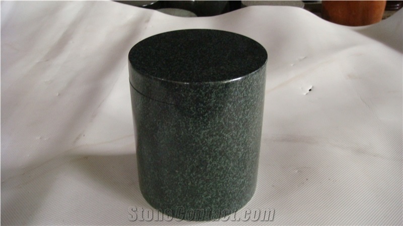 China Granite Monumental Urns,Memorial Funeral Accessories Urns for Ashes, Natural Stone Crematorium Cinerary Casket for Cemtery, Cremation Round Urns, Urn Vaults
