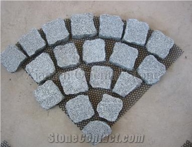 China Grey Granite Outdoor Floor Covering Cube Stone, Garden Landscaping Stone Cobble Stone, Exterior Pattern Paving Sets, Walkway Pavers, Mosaic Paving Stone