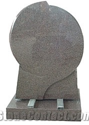 China Grey Pepperino Dark Granite Engraved Headstones, Cemetery Carving Tombstones, Memorial Stone Gravestones, Custom Tombstone Monument Design, Western Style Single Monuments