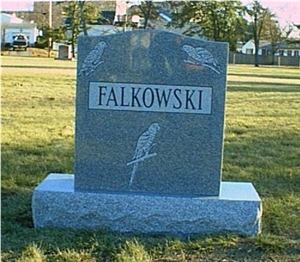 China Navy Mist Granite Memorial Engraved Headstones, Cemetery Engraved Tombstones Gravestone, Custom Tombstone Monument Design, Western American Style Single Monuments with Base