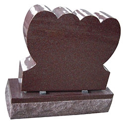 China Red Granite Heart Carving Headstones,Cemetery Engraved Tombstones, Custom Tombstone Monument Design, Memorial Stone Gravestones, Western American Style Single Monuments