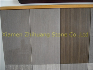 Coffee Sandstone Honed Surface Slabs & Tiles, China Brown Sandstone