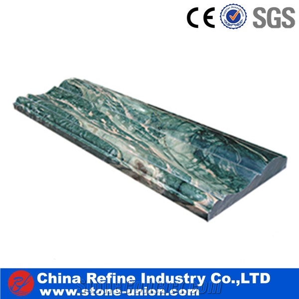 Fashional Green Stone Skirting China Green Marble Molding & Borde,Skirting Boards, Baseboard