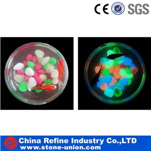 Garden Beautiful Glow Pebbles for Sale,Luminous Pebble Stones ,Decorative Glow Effect Used in Road, Fish Tank,Glow Gravel Stone in Night Pebble Stone Chips