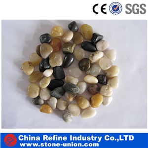Mix Color River Pebble for Sale, Cobblestone Driveway Pavers ,River Washed Pebble,Highly Polished Decorative Natural Pebble Stone in Decoration