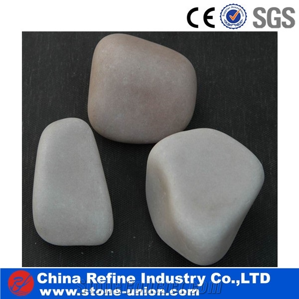 White Flint Pebbles,Pebble Stone for Decoration in Landscaping ,Garden , Walkway,Hot Sale Polished Different Sizes Pebble Stone , Pebble Gravel ,Natural Stone Pebble, Cobble Stone