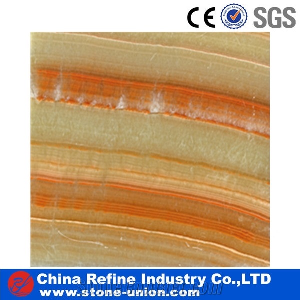 Wonderful Orange Onyx Slabs & Tiles, China Yellow Onyx for Exterior, Interior, Wall Cladding