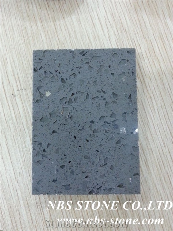 Artificial Granite Slabs & Tiles, Black Artificial Stone