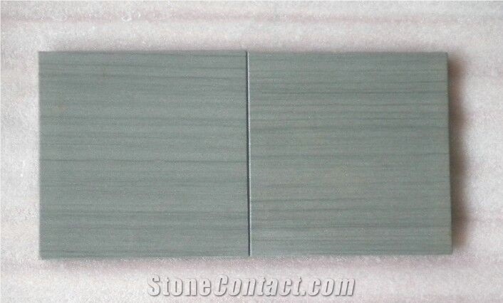 Grey Wood Grain Sandstone Floor Tiles, Sandstone Tiles