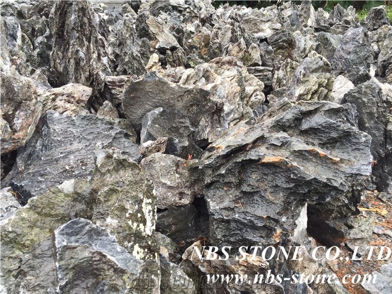 Landscaping Stone,Taihu Lake Stone,Natural Limestone Palisade