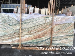 Malachite Green Granite Slabs, China Green Granite Slabs
