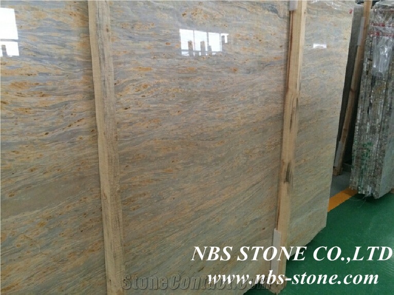 Peacock Jade Golden Marble Slabs & Tiles,China Yellow Marble,Wall & Floor Covering Tiles, Marble Wall Covering Tiles