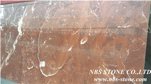 Rosso Francia Marble Slabs & Tiles, France Red Marble Floor Covering Tiles